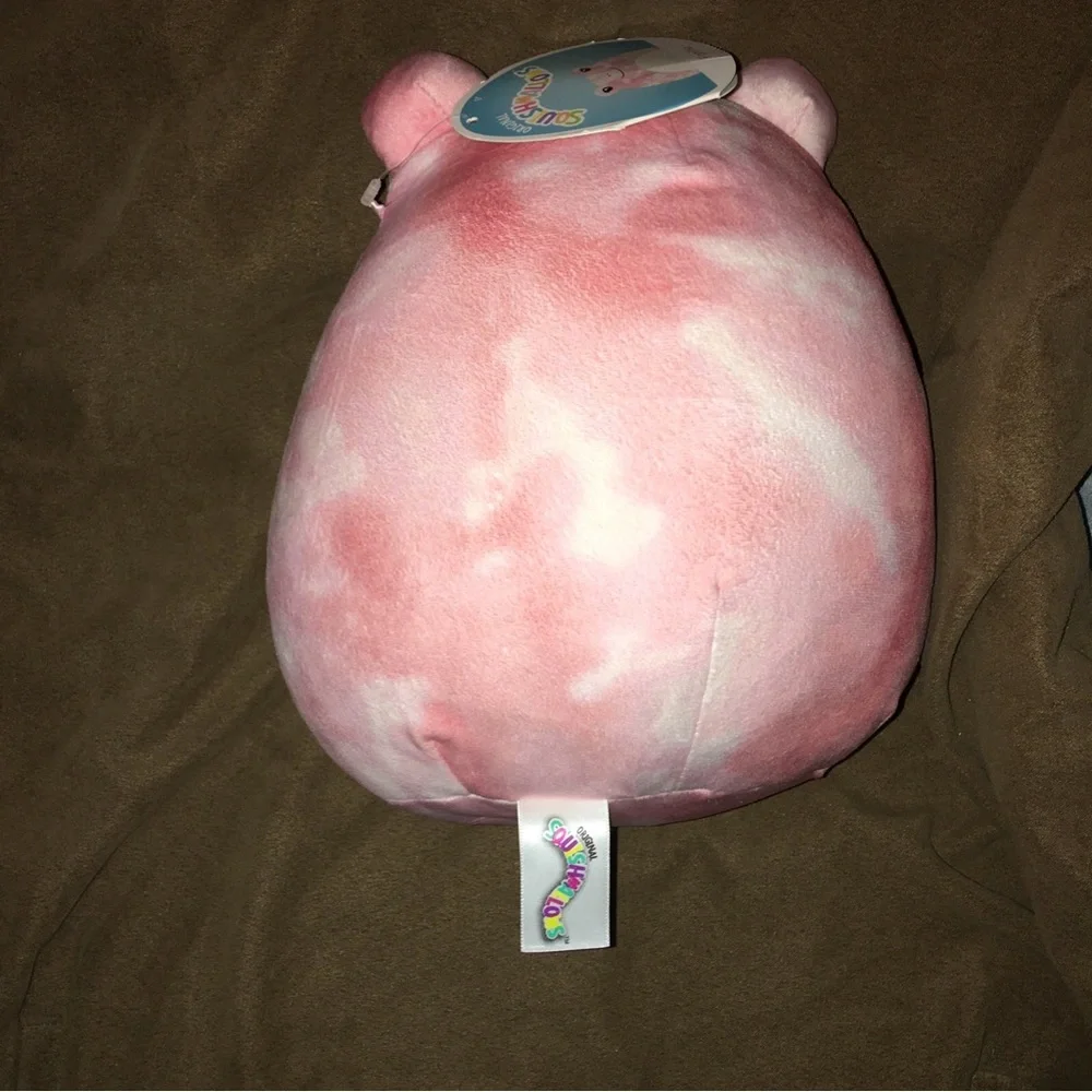 Squishmallows Fanina the Frog Pink and White Plush 8” tall NWT - Picture 4 of 5